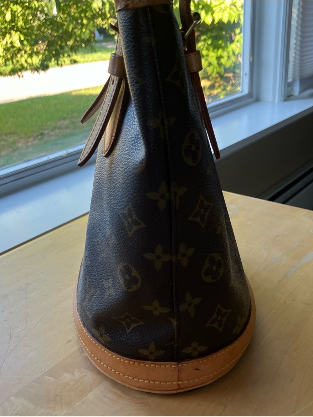 Louis Vuitton Monogram Bucket Bag in Brown and Tan - Picture 5 of 16
